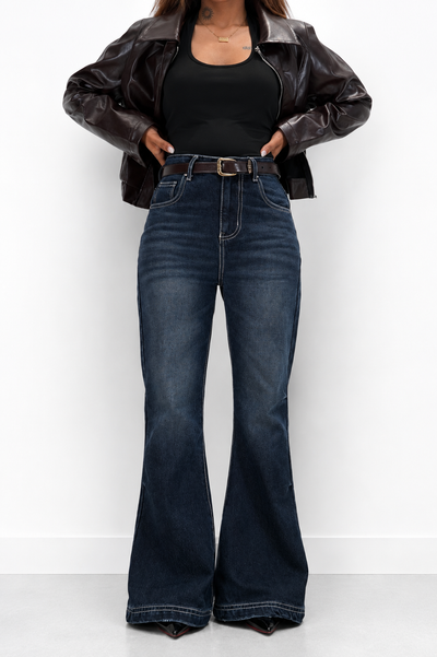 Static Fade Flare Jeans
