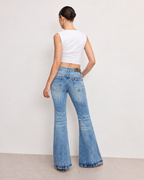 Blue Rinse Flare Fit Jeans