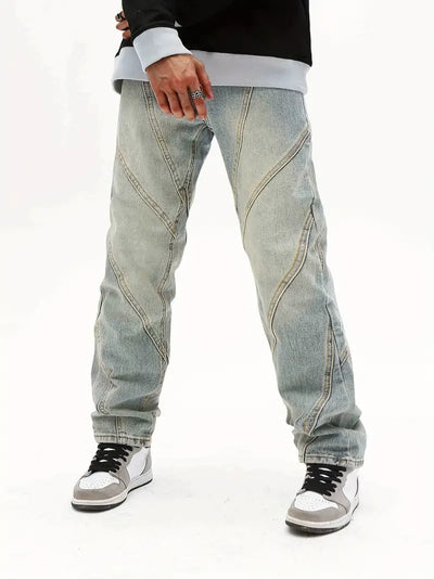 Out-Stitch Worn On Straight Leg Jeans