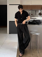 Seoul Loose Pleated Baggy Trousers