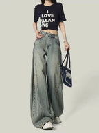 Scar Blue Extra Baggy Jeans