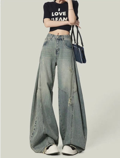 Scar Blue Extra Baggy Jeans