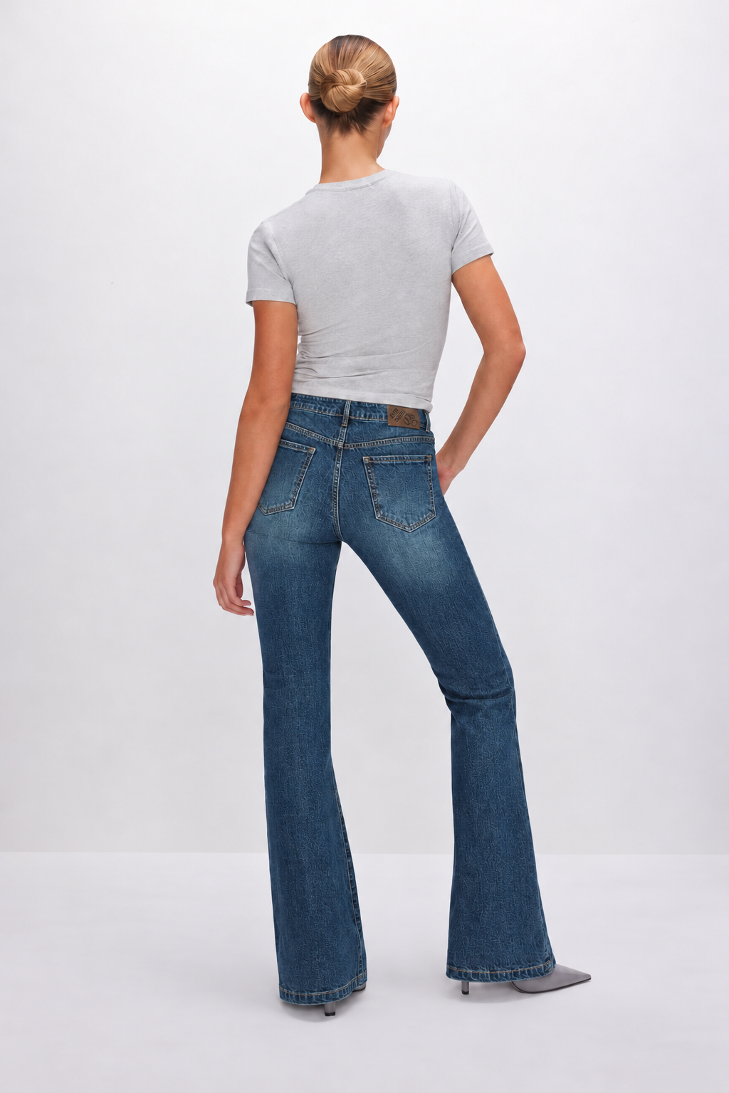Dusk Blue Wash Bootcut Jeans