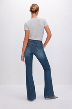Dusk Blue Wash Bootcut Jeans