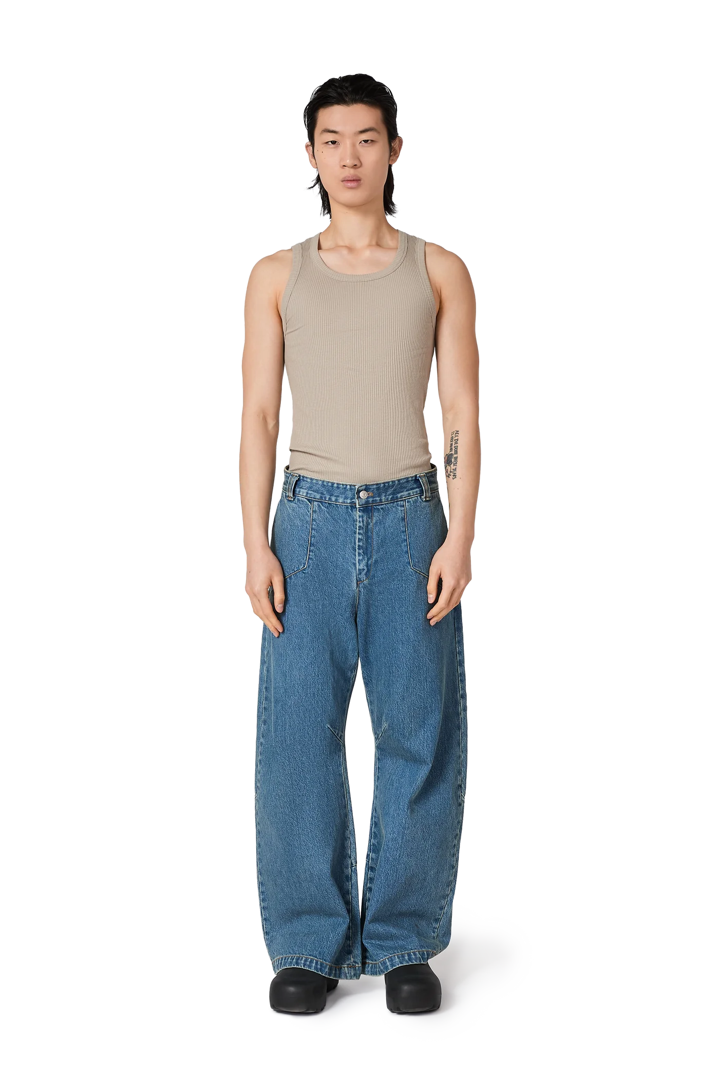 Blue Wild West Wash Jeans