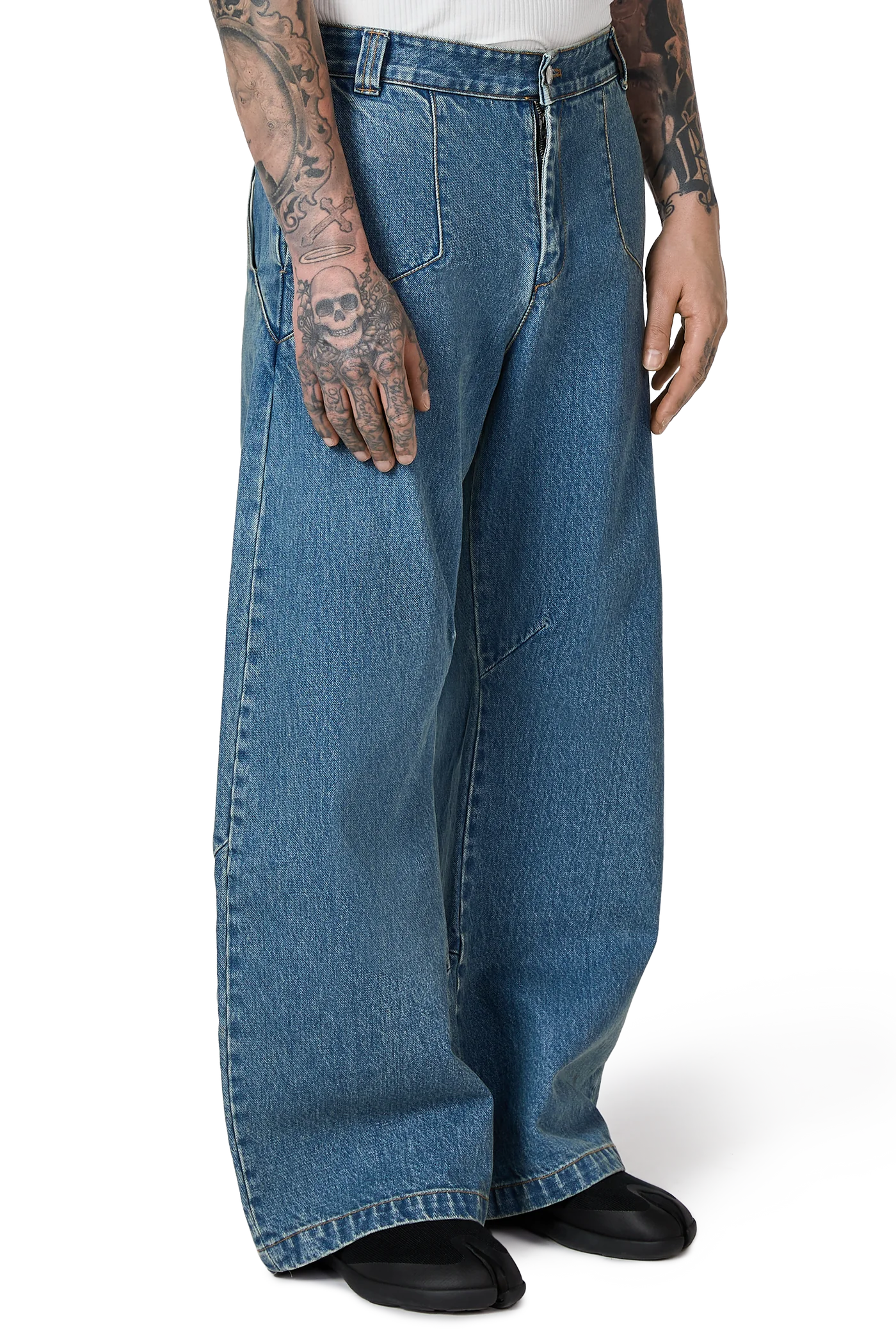Blue Wild West Wash Jeans