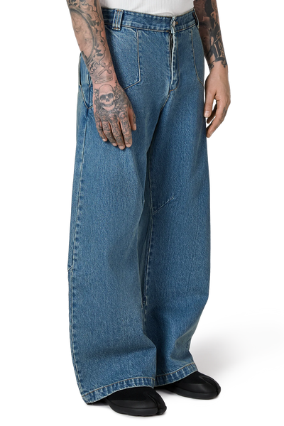 Blue Wild West Wash Jeans