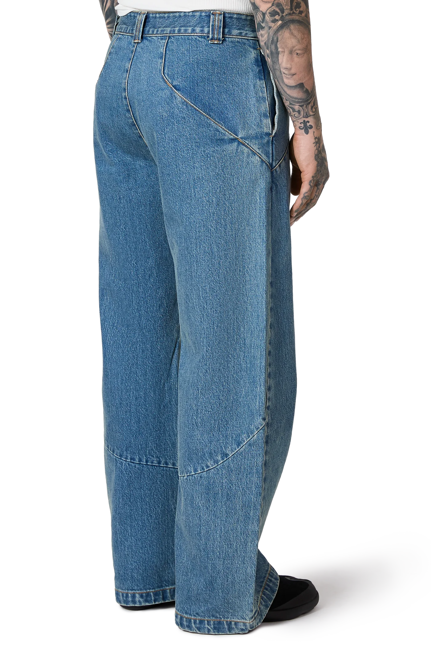 Blue Wild West Wash Jeans