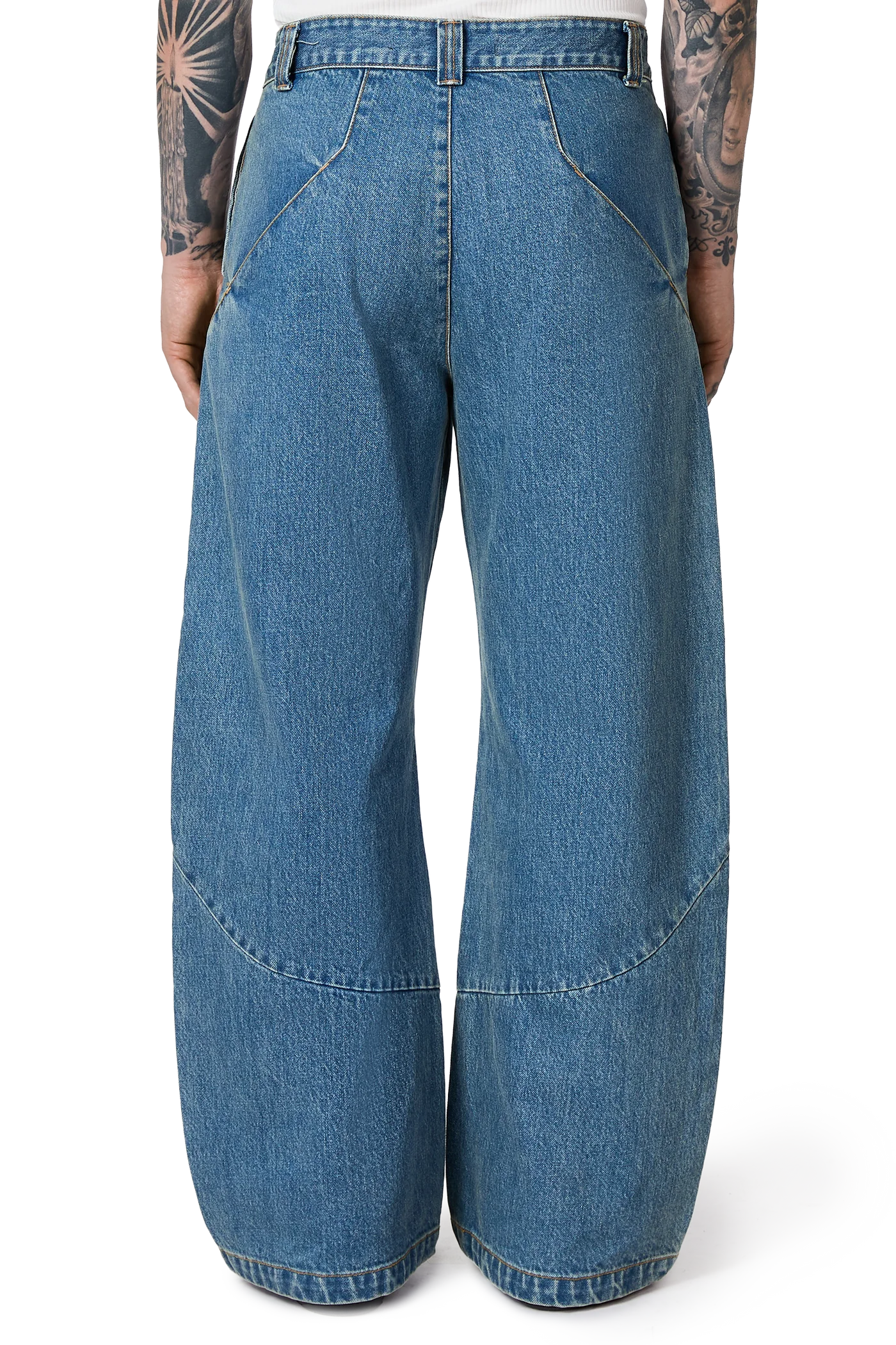 Blue Wild West Wash Jeans