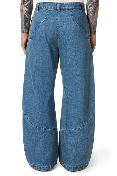 Blue Wild West Wash Jeans