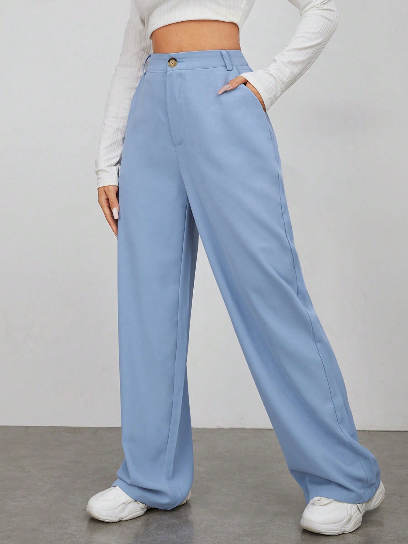 Everyday Straight leg High Waist Pants