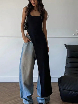 Elegant Edge Slant Long Top