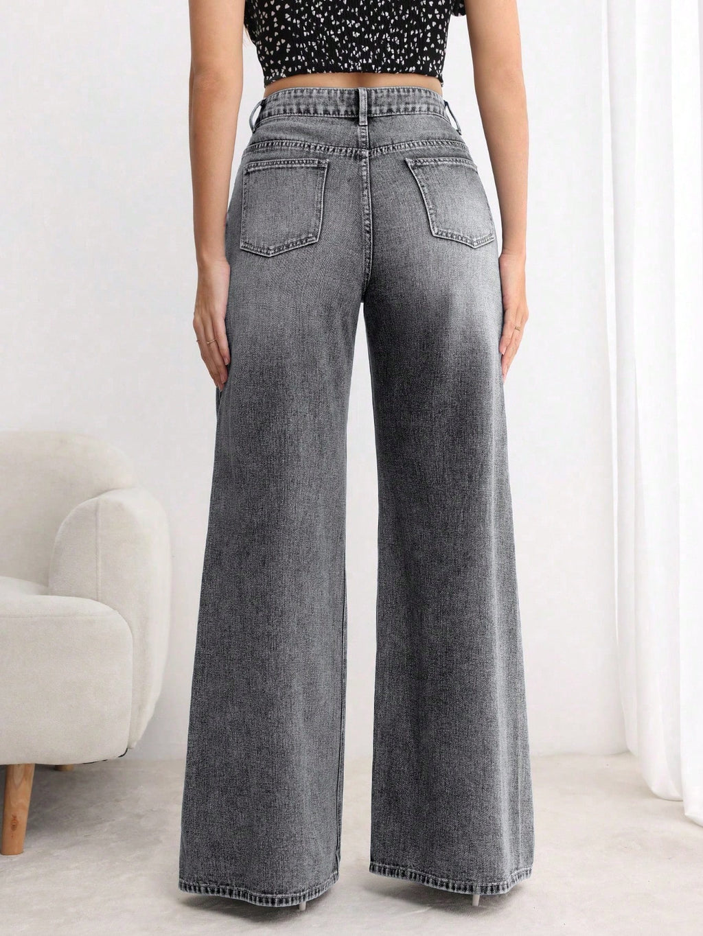 Sweet Static Extra Wide Leg Jeans