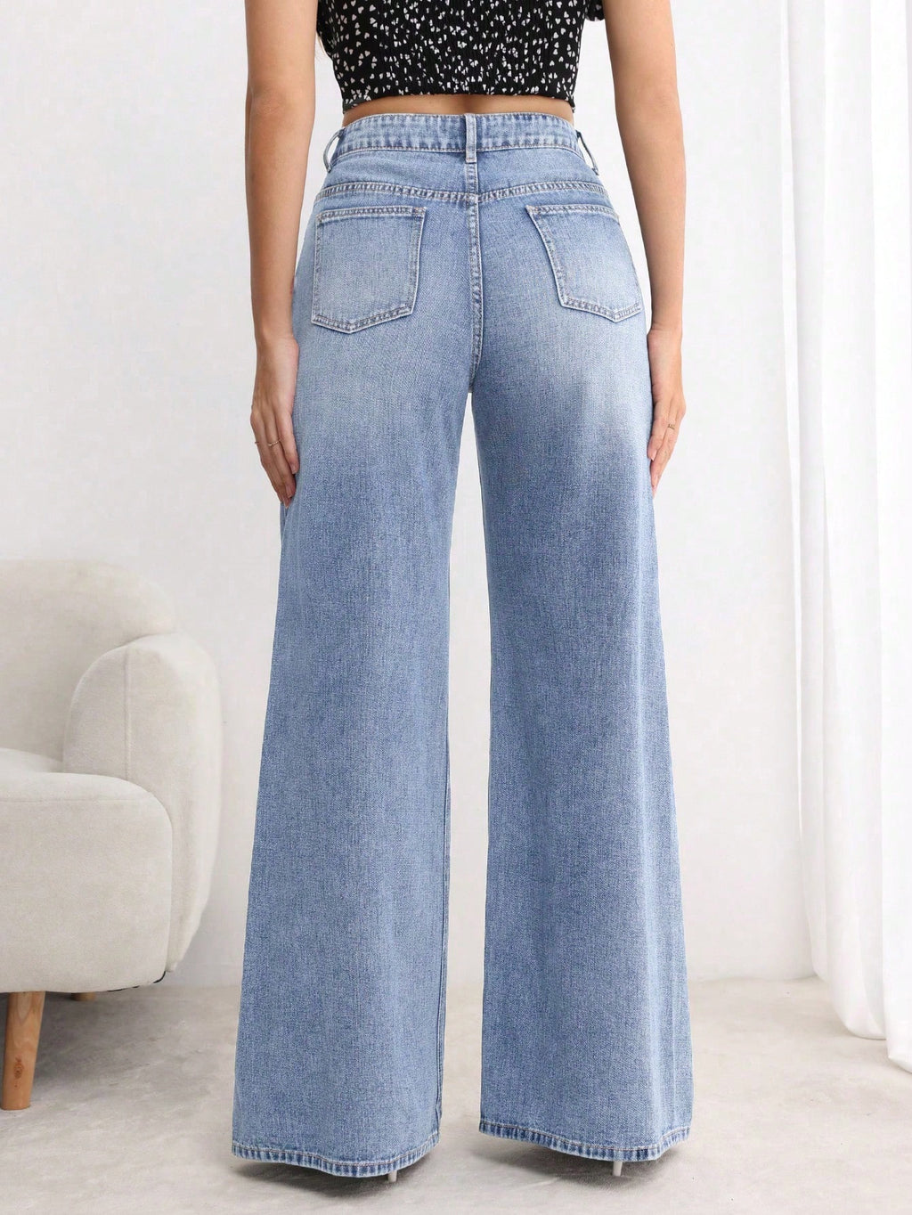Sweet Static Extra Wide Leg Jeans