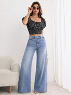 Sweet Static Extra Wide Leg Jeans
