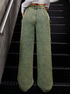 Dirty Fade Out Wash Cargo Denims