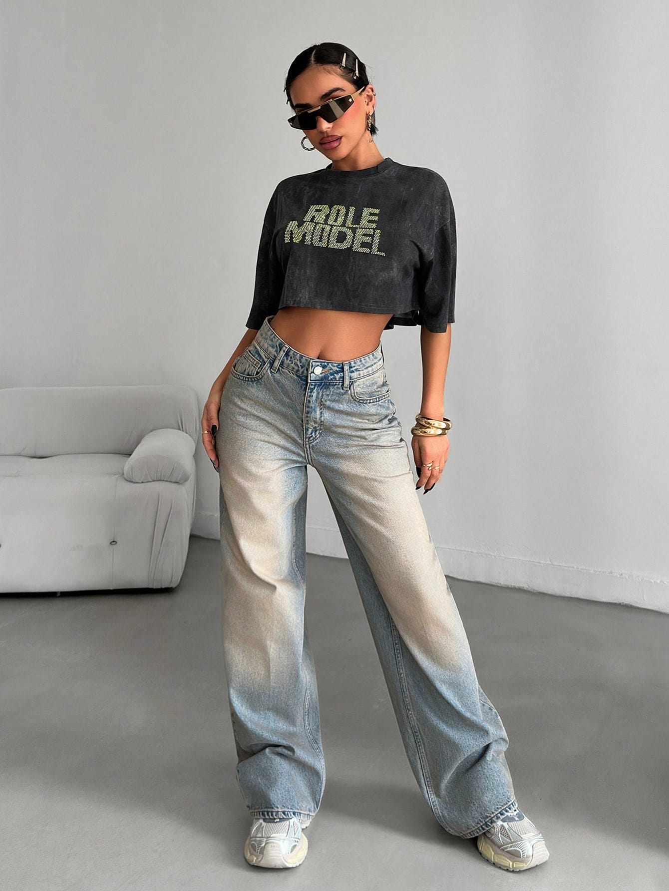 Chill In Blue Straight Fit Jeans