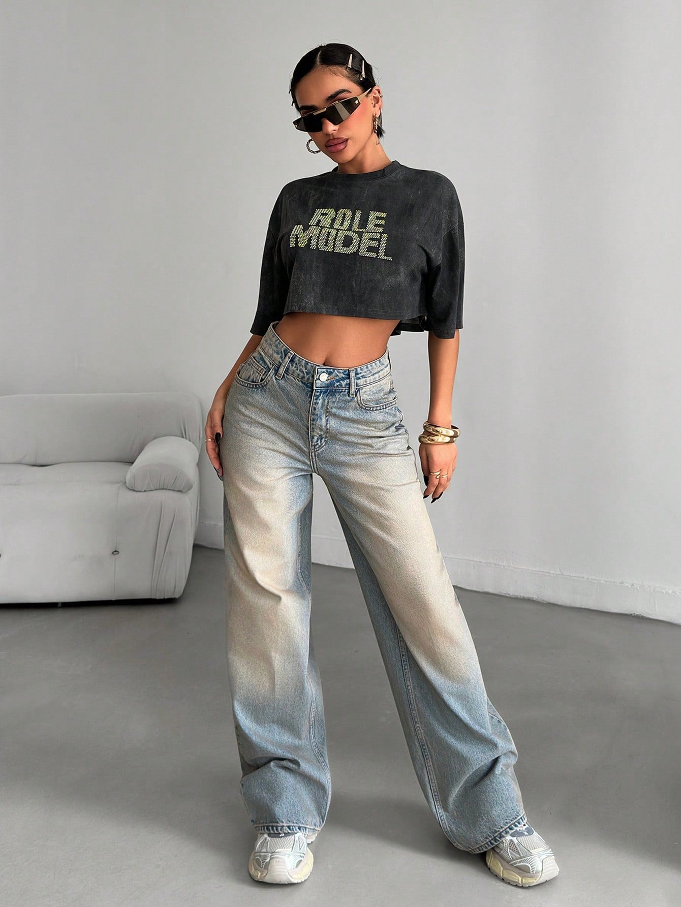 Chill In Blue Straight Fit Jeans