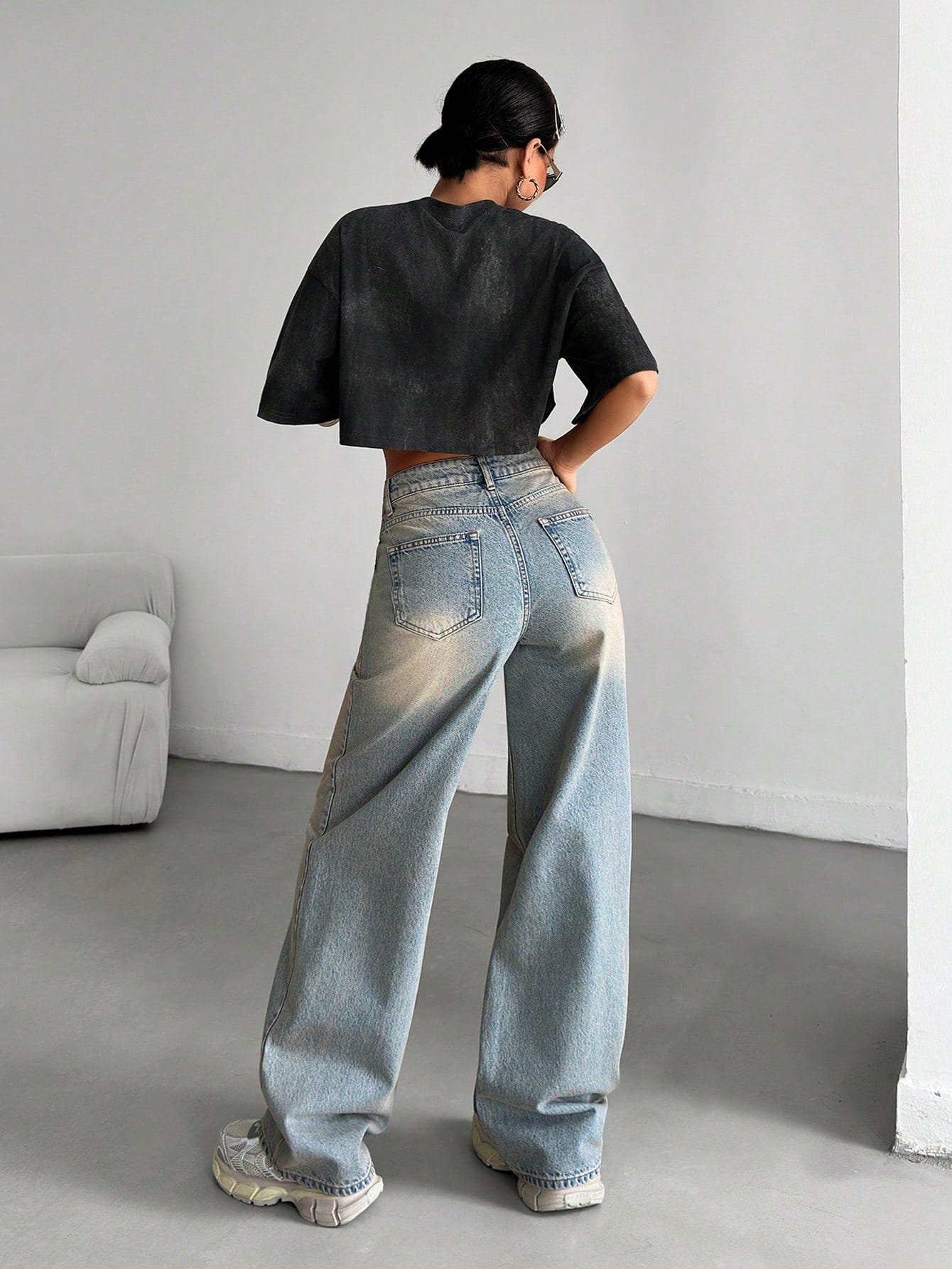 Chill In Blue Straight Fit Jeans