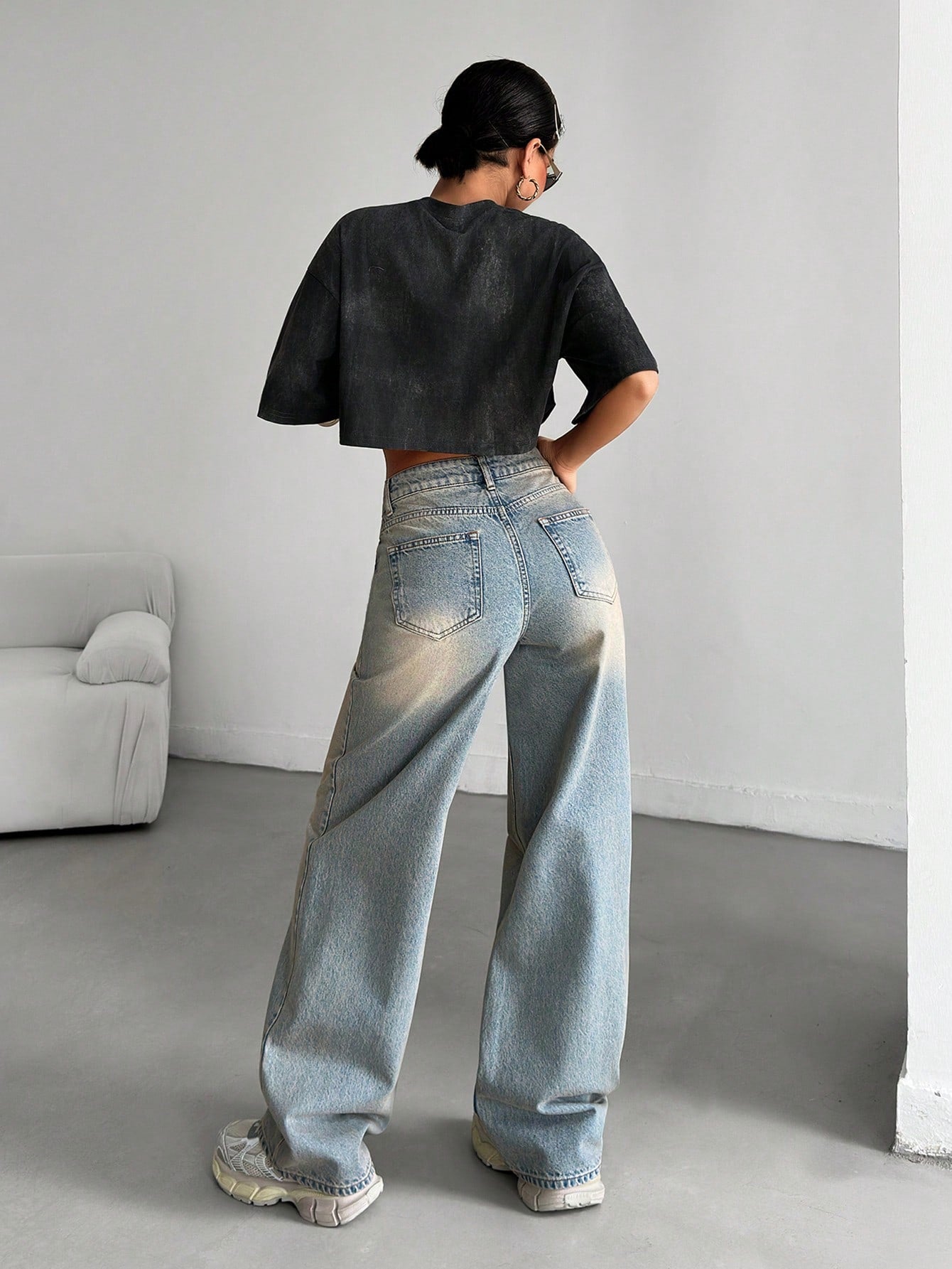 Chill In Blue Straight Fit Jeans