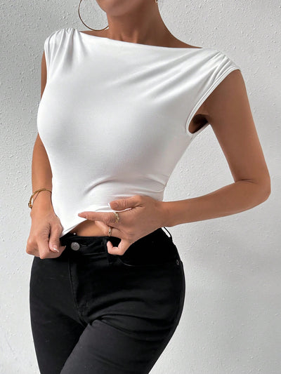 Backless Twist Knot Tank Top