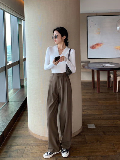 Formal Pleated Baggy Pants