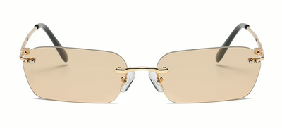 Rimless Rectangle Sunglasses