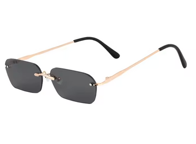 Rimless Rectangle Sunglasses