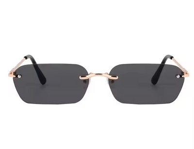 Rimless Rectangle Sunglasses