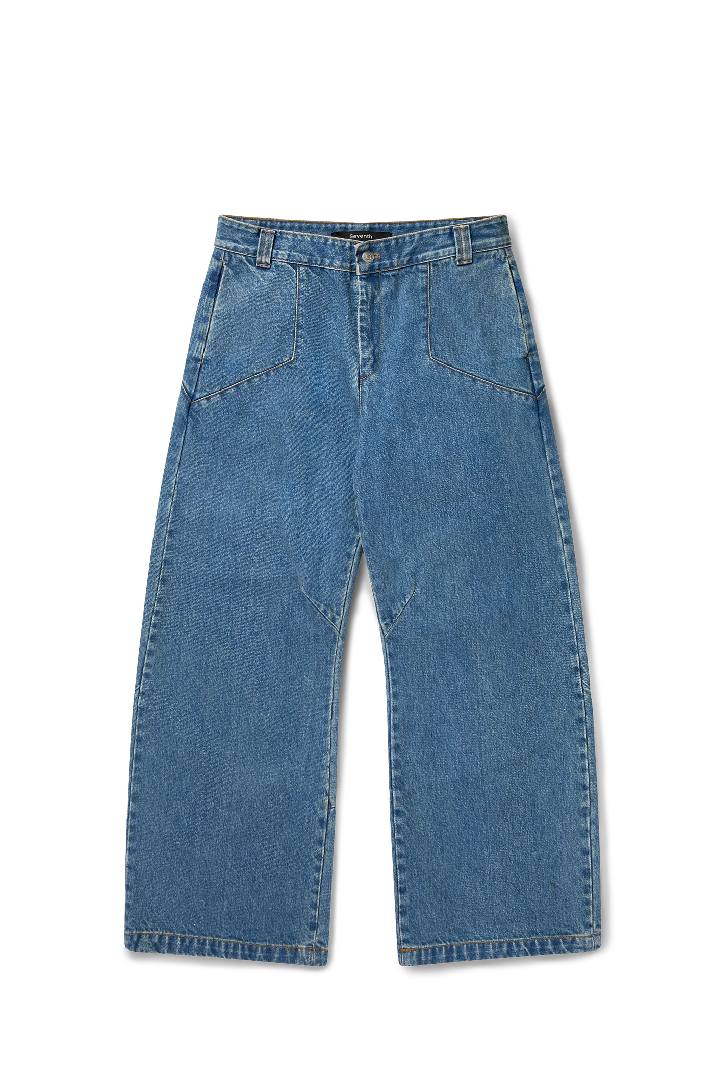 Blue Wild West Wash Jeans