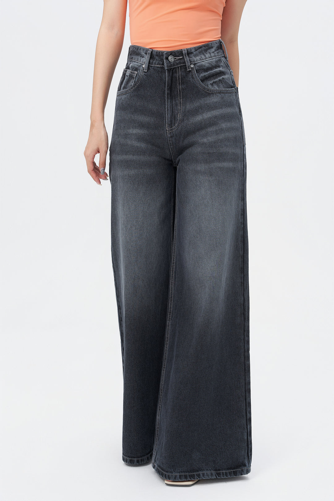 Sweet Static Extra Wide Leg Jeans - Main Image