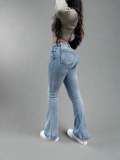 West Side Blue Bootcut Jeans
