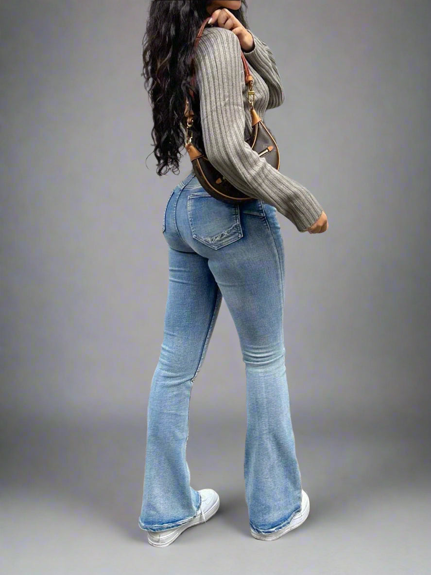 West Side Blue Bootcut Jeans