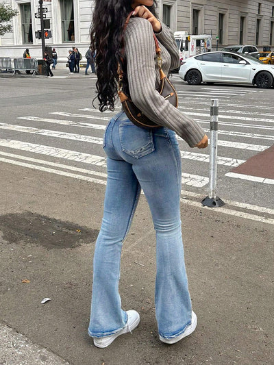 West Side Blue Bootcut Jeans