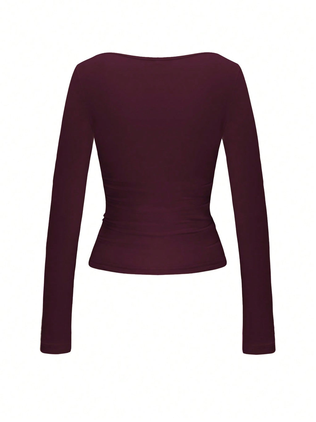 Square Neck Long Sleeve Top