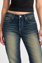Baddie Vintage Dirty Wash Dad Fit Jeans