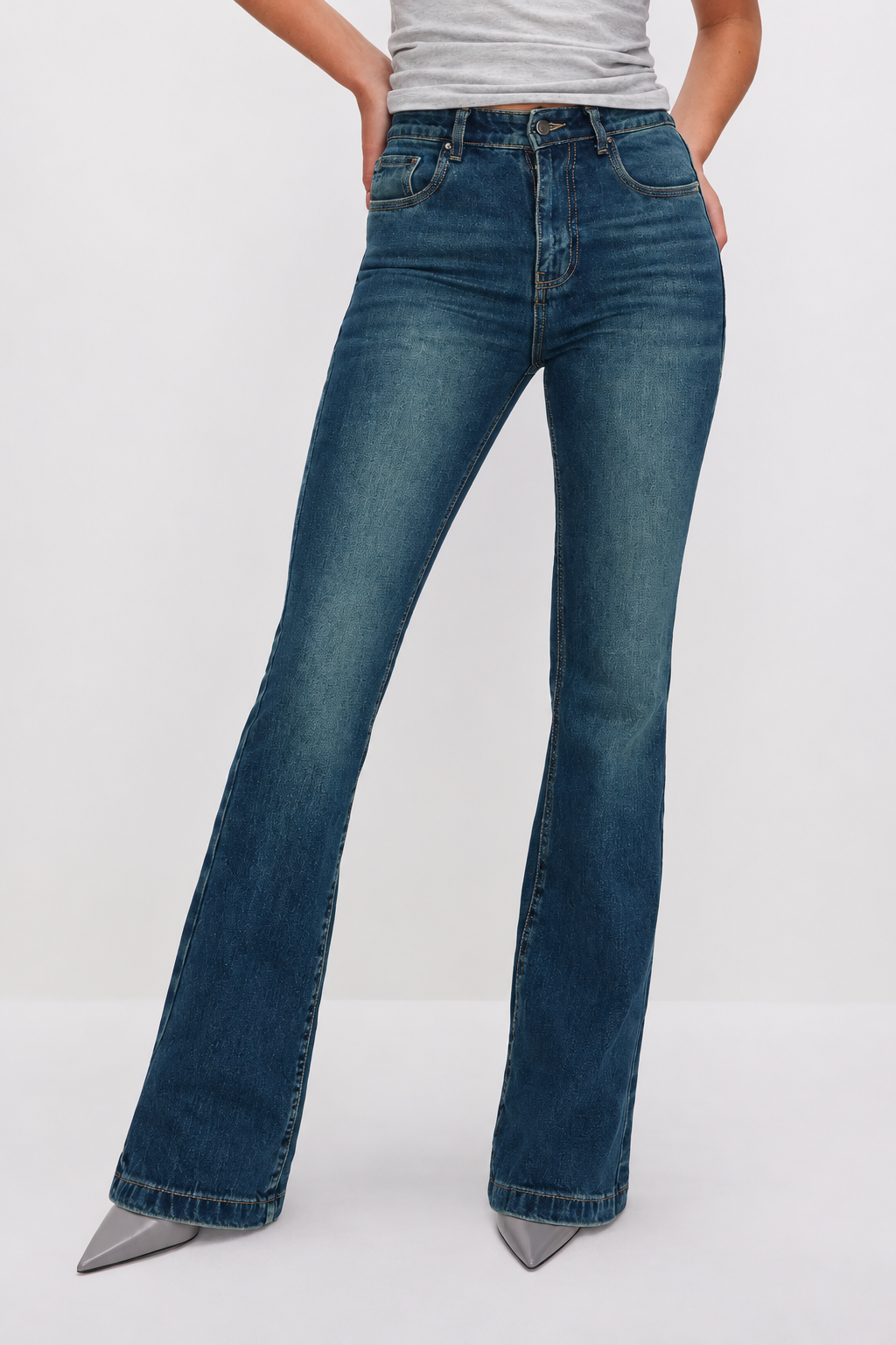 Dusk Blue Wash Bootcut Jeans