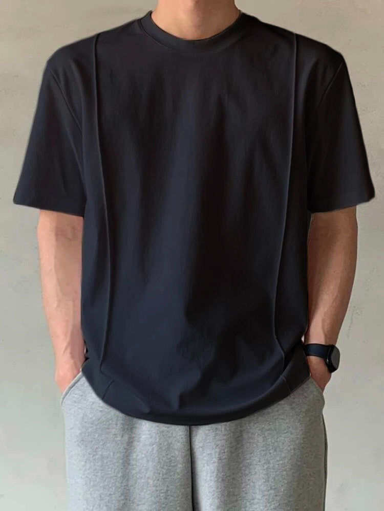 Daily Detail Seam baggy Korean Tee
