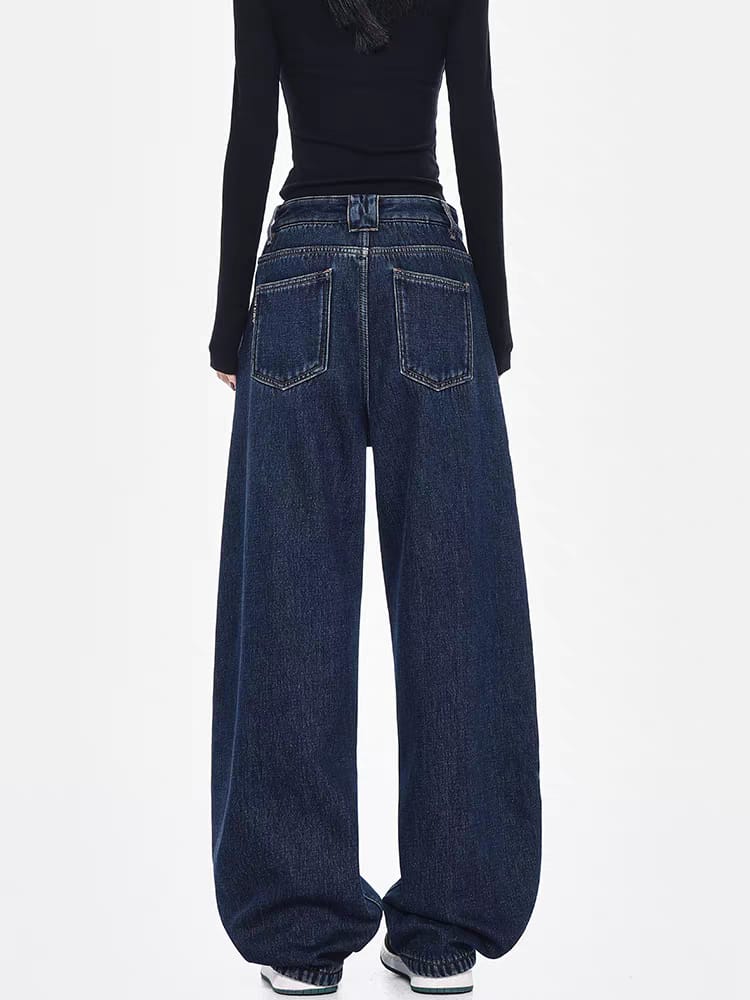 Night River Pannel Baggy Japan Fit Jeans