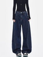 Night River Pannel Baggy Japan Fit Jeans
