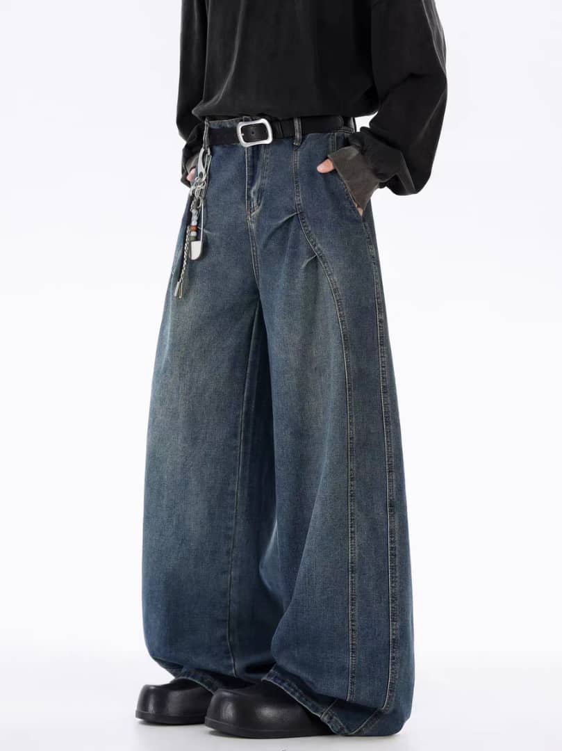 Blue Fracture Japan Baggy Jeans