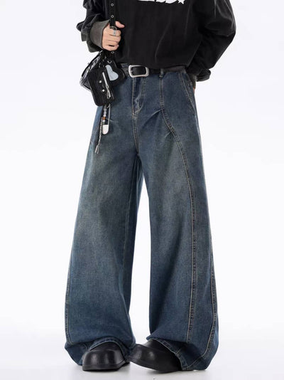 Blue Fracture Japan Baggy Jeans