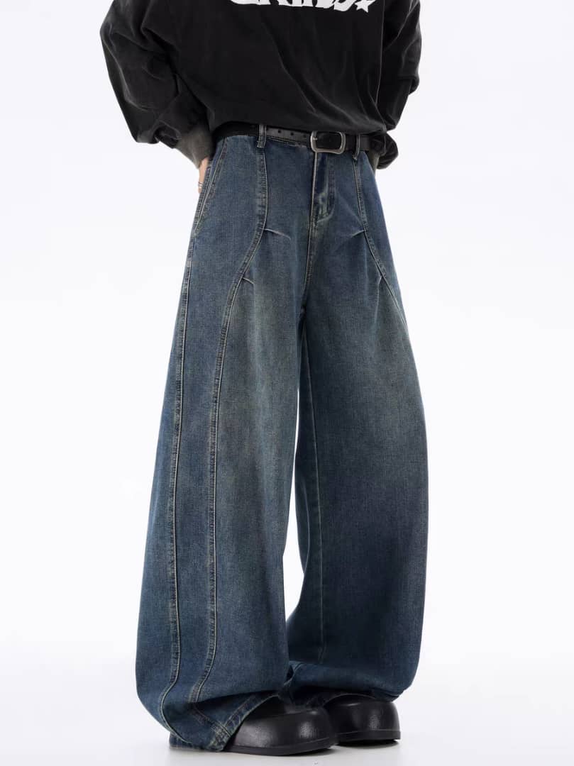 Blue Fracture Japan Baggy Jeans