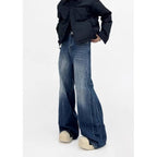 Space Matter Blue Bootcut Jeans