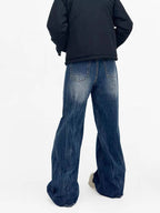 Space Matter Blue Bootcut Jeans