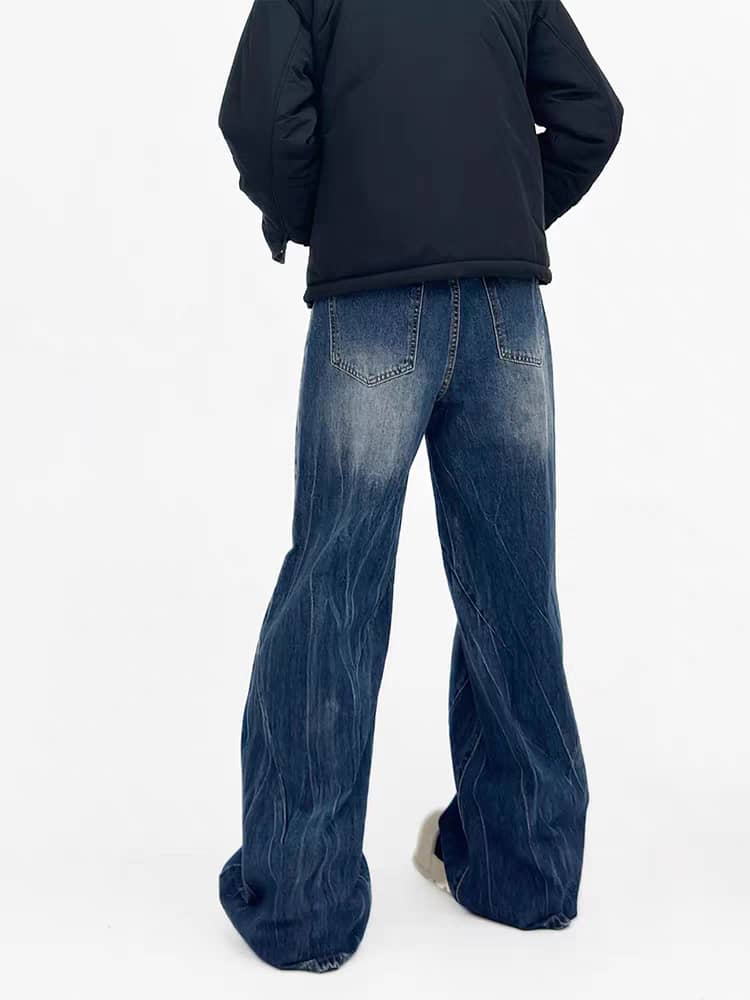 Space Matter Blue Bootcut Jeans