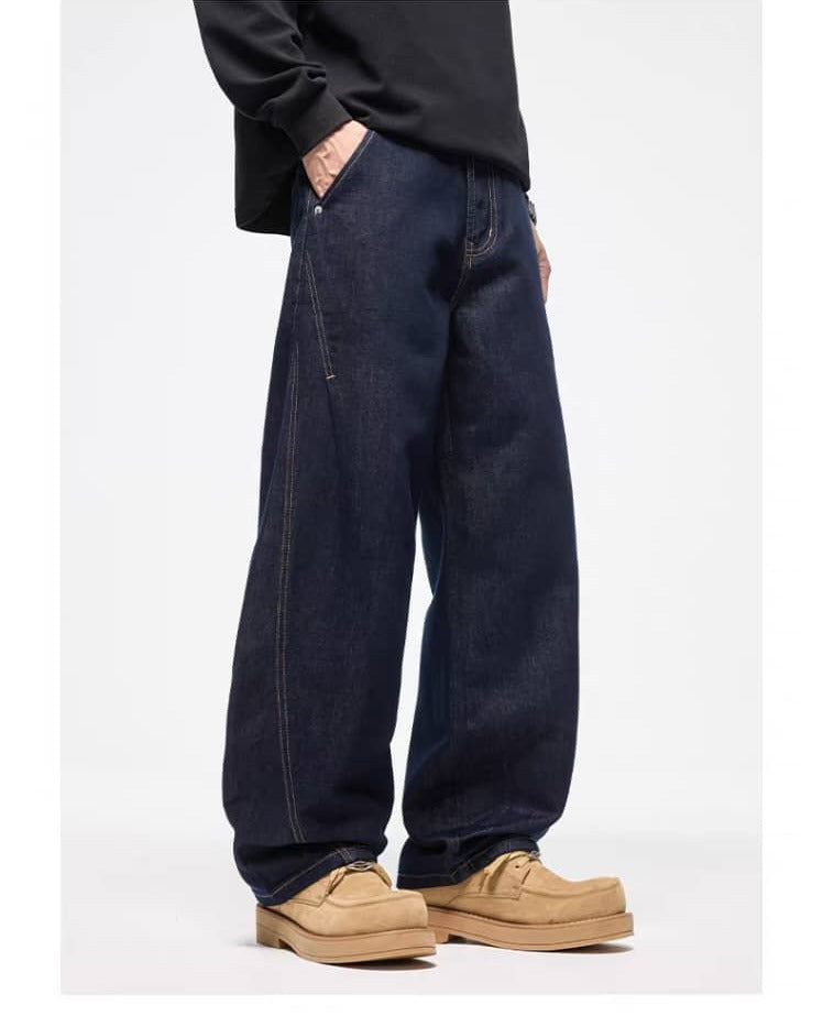 After Dark Indigo Barrel Jeans