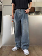 Pleat Game Baggy Jeans