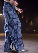 Milan High Street Jacquard Utility Jumpsuit