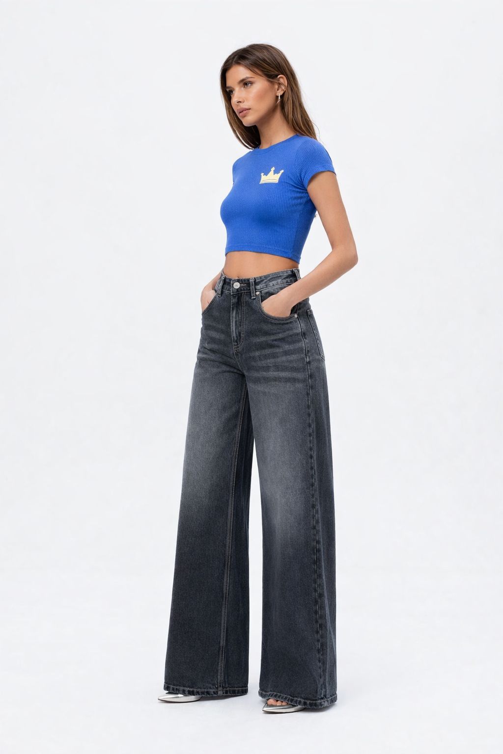 Sweet Static Extra Wide Leg Jeans